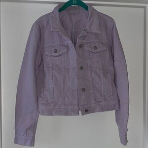 Free People Lilac Denim Jacket